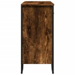vidaXL Buffet chêne fumé 79 5x35 5x74 5 cm bois d'ingénierie