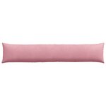 vidaXL Coussins de canapé 2 Pièces Rose 200 x 40 cm