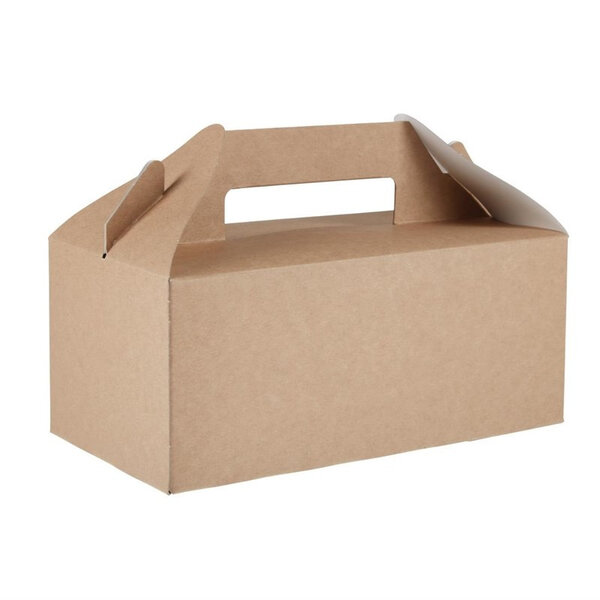 Lot de 125 boîtes pour plats à emporter kraft recyclable - colpac -  - papier