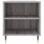 vidaXL Table basse sonoma gris 102x44 5x50 cm bois d'ingénierie