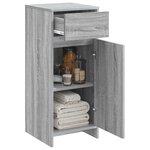 vidaXL Armoire de salle de bain Sonoma gris 35 x 36 5 x 85 cm