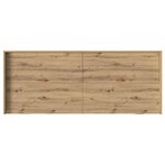vidaXL Cadre de lit avec rangement Chêne artisanal 80 x 200 cm