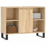 vidaXL Armoire salle de bain chêne sonoma 80x33x60cm bois d'ingénierie
