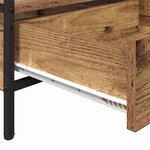 vidaXL Table basse Bois ancien 100 x 51 x 45 cm Bois d'ingénierie