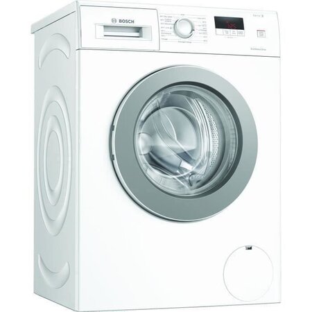 Lave-linge hublot bosch waj24008ff série 2 - 8 kg - induction - fin différée - 1200 trs/min - blanc