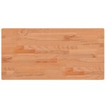 vidaXL Étagère de vasque murale acier et bois massif de hêtre