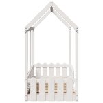 vidaXL Cadre de lit d'enfants forme de maison sans matelas 70x140 cm