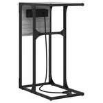 vidaXL Cabinet de chevet Gris Sonoma 41 5 x 26 x 60 5 cm