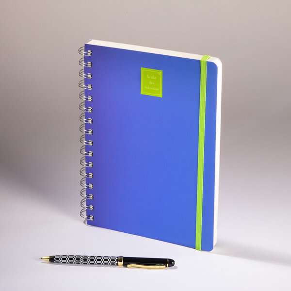 Thé des Ecrivains - COLORI CARNET SPIRALES 15x21 LAVANDE
