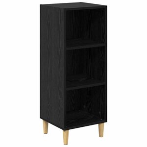 vidaXL Buffet Chêne noir 34 5 x 32 5 x 90 cm Bois d'ingénierie