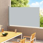 vidaXL Auvent latéral rétractable de patio 180x300 cm Gris