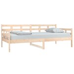 vidaXL Lit de jour sans matelas bois de pin massif 90x190 cm