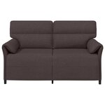 vidaXL Canapé 100  polyester  cadre en métal  MDF  Contreplaqué