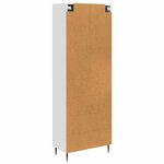 vidaXL Ensemble de Meubles 2 Pièces Blanc brillant 66 x 34 5 x 90 cm