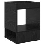 vidaXL Table d'appoint 2 Pièces Chêne noir 40 x 40 x 56 cm