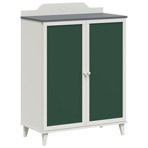 vidaXL Cabinet avec deux portes et façade en tableau noir ROROS