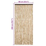 vidaXL Moustiquaire Beige 90x200 cm Chenille