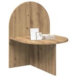 vidaXL Table de chevet 2 Pièces Chêne artisanal 48 x 49 x 65 cm