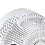 Domo ventilateur de table à télécommande 45 w blanc