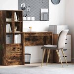 vidaXL Bureau Chêne fumé 80 x 40 x 76 cm Bois d'ingénierie