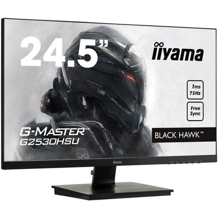 Iiyama g-master g2530hsu led display 62 2 cm (24.5") 1920 x 1080 pixels full hd noir