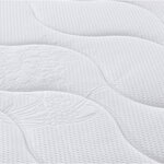vidaXL Matelas à ressorts bonnell moyen 200x200 cm