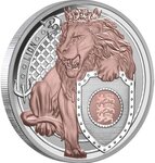 Pièce de monnaie en Argent 1 Dollar g 31.1 (1 oz) Millésime 2025 Heraldic Beasts LION