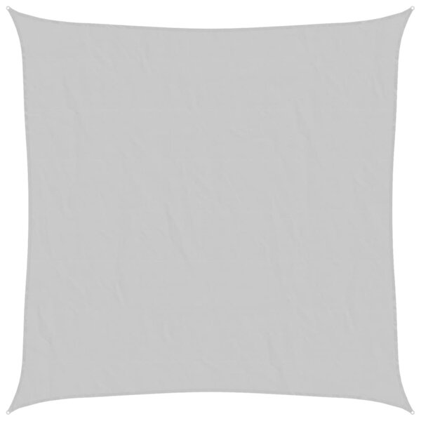 vidaXL Voile d'ombrage gris clair 7x7 m 100  polyester oxford