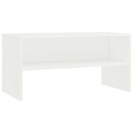 vidaXL Meuble TV Blanc 80x40x40 cm Bois d’ingénierie