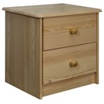 vidaXL Table de chevet 43x34x40 cm Bois de pin solide