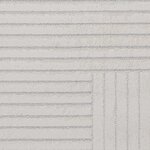 vidaXL Tapis de surface Rond HUARTE Crème Ø 200 CM Polyester