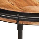 vidaXL Table d'appoint Ø55x60 cm bois massif d'acacia