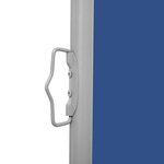 vidaXL Auvent latéral rétractable de patio 140x1200 cm Bleu