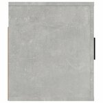 vidaXL Meuble TV mural Gris béton 80x34 5x40 cm