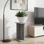 vidaXL Support de Plante Sonoma gris 25 x 25 5 x 40 5 cm