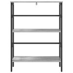 vidaXL Étagère Gris Sonoma 60 x 29 5 x 81 cm Bois d'ingénierie