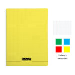 Cahier piqué POLYPRO 24x32cm 48p Q.5X5 90g Couleurs aléatoires CALLIGRAPHE