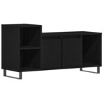 vidaXL Meuble TV Chêne noir 100 x 35 x 55 cm Bois d'ingénierie