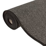 vidaXL Tapis de couloir aspect sisal anthracite 80x400 cm