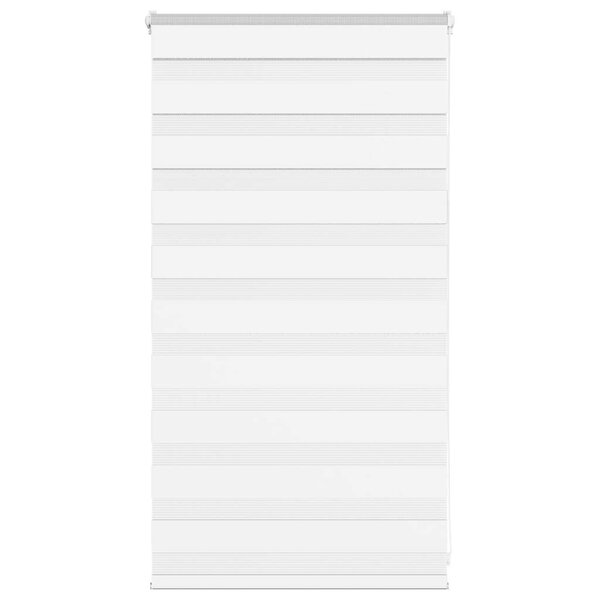 vidaXL Store zèbre blanc 85x100 cm largeur du tissu 80 9 cm polyester