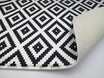 Tapis de salon Black&White 80 x 150 cm - Noir