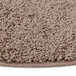 vidaXL Tapis Marron 120 x 120 cm Polypropylène