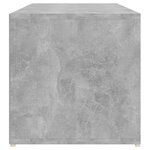 vidaXL Banc à chaussures Gris béton 105x35x35 cm Aggloméré