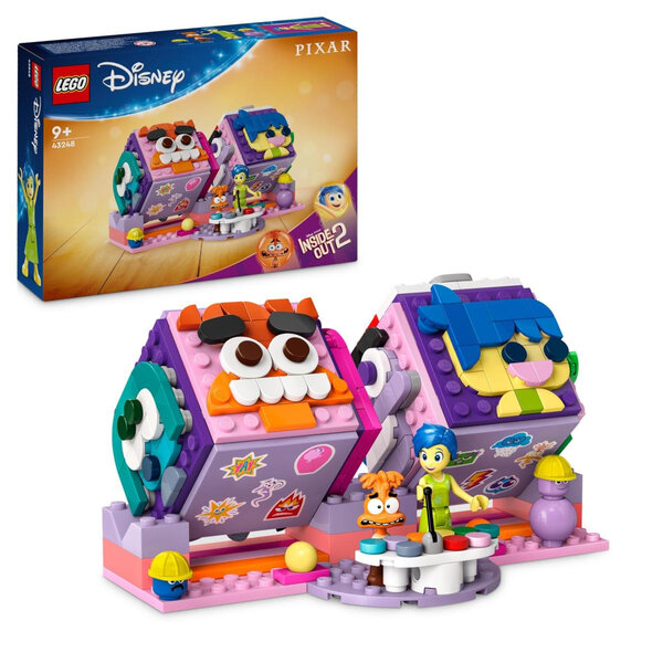 Cubes des Émotions Vice-Versa 2 de LEGO® Disney - Set de Construction Émotionnel 43248