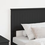 vidaXL Tête de lit Chêne noir 75 cm Bois d'ingénierie