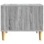 vidaXL Table basse Sonoma gris 50 x 49 x 40 cm Bois d'ingénierie