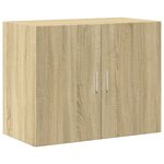 vidaXL Buffet haut chêne sonoma 80x42 5x249 cm bois d'ingénierie