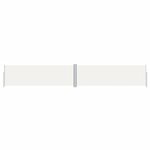vidaXL Auvent latéral rétractable Crème 160x1000 cm