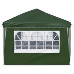 vidaXL Tente de fête pop-up 575 x 288 x 245 cm Vert
