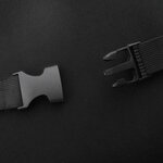 vidaXL Coussin de Dos avec oreiller Noir 40 x 32 x 13 cm Polyester